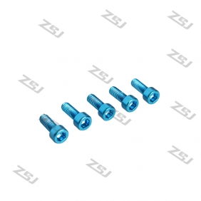 Wholesale 7075 M3X20M  Blue color Socket Aluminum Bolts,cap head aluminum screws for RC Drone / Quadcopters,50pcs/lot