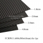 Wholesale FCRP011 400x500x4.0mm 100%/full/pure twill matte finished carbon