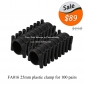 Wholesale FA016 100pairs 25mm plastic clamp/clip + Free shipping by DHL/Fe